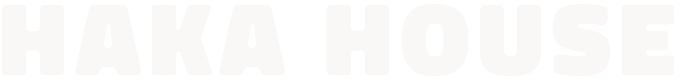 HakaHouse logo txt white